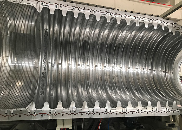 Dây chuyền sản xuất máy làm ống sóng đôi tường bằng nhựa 600mm 800mm 100mm