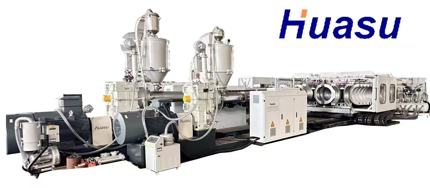 Dây chuyền ép đùn ống sóng đôi