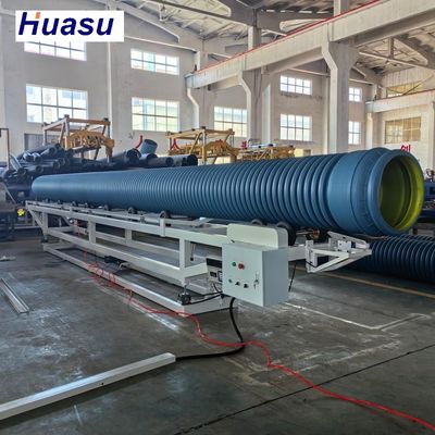 Water Supply DWC Pipe Extrusion Line with Single Screw Extruder and 36-64 Pairs Mould Blocks