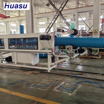 Water Supply DWC Pipe Extrusion Line with Single Screw Extruder and 36-64 Pairs Mould Blocks