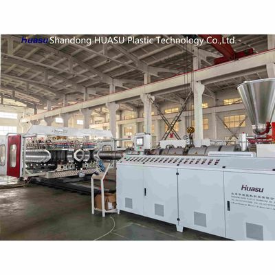 High Output 500-2000Kg/H PVC Pipe Extrusion Line with 32-1600mm Pipe Diameter and Conical Double Screw Extruder
