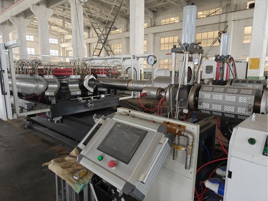 Customizable Double Wall Corrugated Pipe Extrusion Line With Aluminium Alloy Mould Material And Schneider Contactor