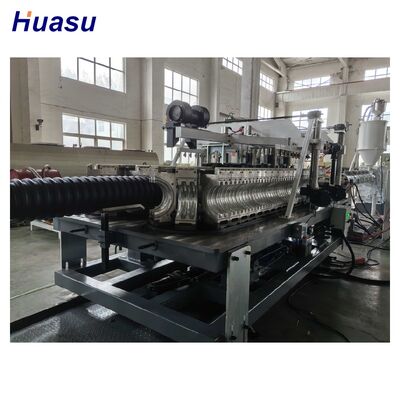 Raw Material PVC PE MPP PA HDPE Granules Pellets HDPE Pipe Extrusion Line Air Cooling Water Cooling Pipe Diameter Range 32mm 1600mm