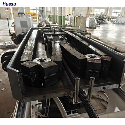 PLC Control Single Wall Corrugated Pipe Extrusion Line with Barrel Nitriding Depth 0.4～0.7 Mm and Schneider/Siemens Electric Components