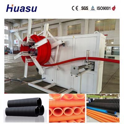 Full Automatic Single Wall Corrugated Pipe Extrusion Line with Water Cooling for 32-1600mm Plastic Pipe Production