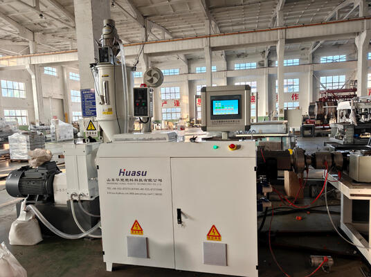 Integral Type Extruder Double Wall Corrugated Pipe Extrusion Line with Siemens Electrical Parts and 100kg/h - 2000kg/h Production Capacity
