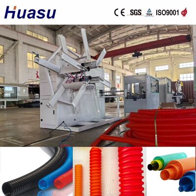 Computerized Control High Productivity Corrugated Pipe Extrusion Line for 32-1600mm Pipe Range