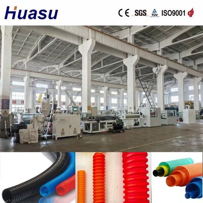 Computerized Control High Productivity Corrugated Pipe Extrusion Line for 32-1600mm Pipe Range