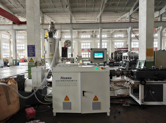 Double Wall Corrugated Pipe Extrusion Line with Siemens Main Electrical Parts, 20CrMnTi Gear Material, and HV>740 Barrel Screw