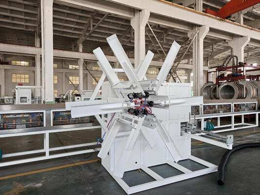 Single-wall Pipe Type Spiral Pipe Extrusion Line Semi-automatic To Fully Automatic Options Pipe Shape With Sample Or Drawing