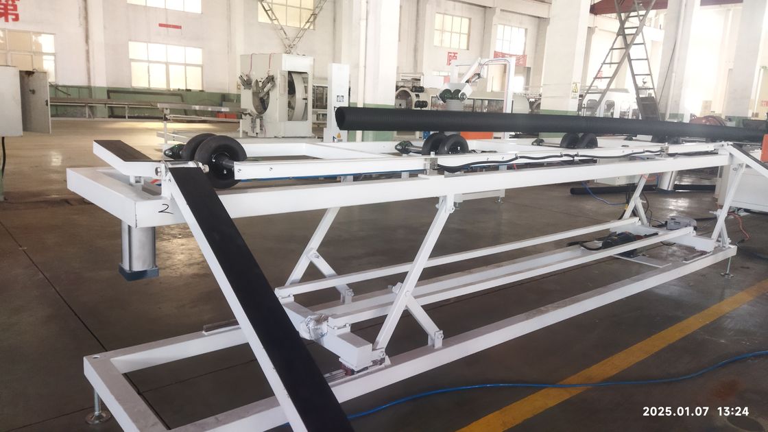 Dây chuyền đùn ống gợn hai thành tự động với Động cơ Siemens và Hệ thống điều khiển PLC cho sản xuất 8-15Kg/h