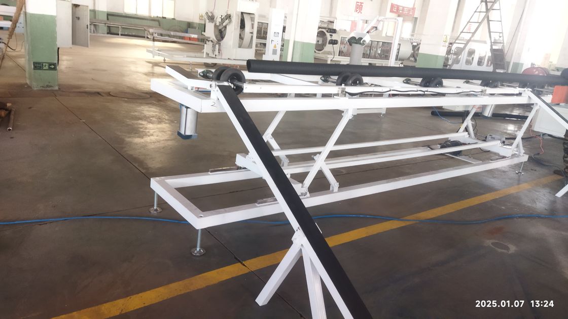 Đường xả ống đục đúc hai tường bền với hệ thống gắn kết trộn đầy đủ và thiết kế một vít với công suất 250-1000kg/h