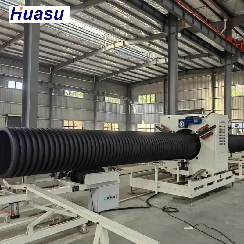 Dòng xăng ống lợp tường hai năng suất cao với phạm vi đường kính ống 32-1600mm và công nghệ PLC của Siemens
