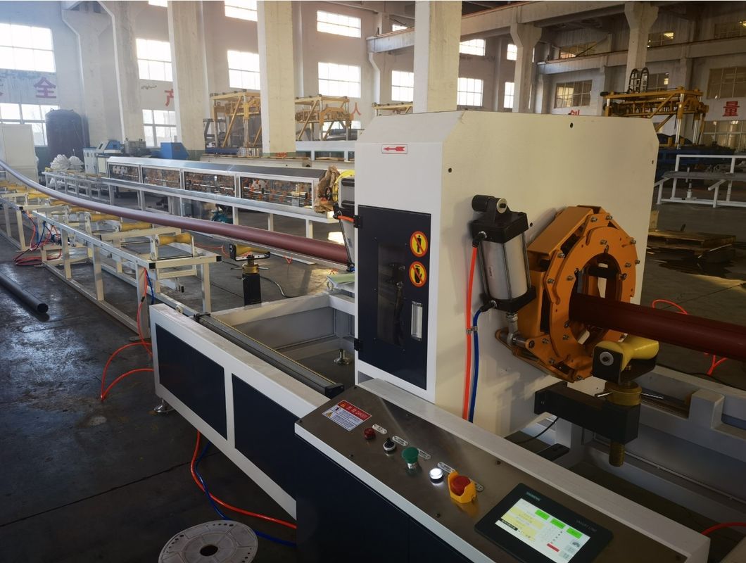 Máy xăng ống HDPE với động cơ WEG Siemens Beide Motor Cho PE PP HDPE PVC Chọn vật liệu chế biến