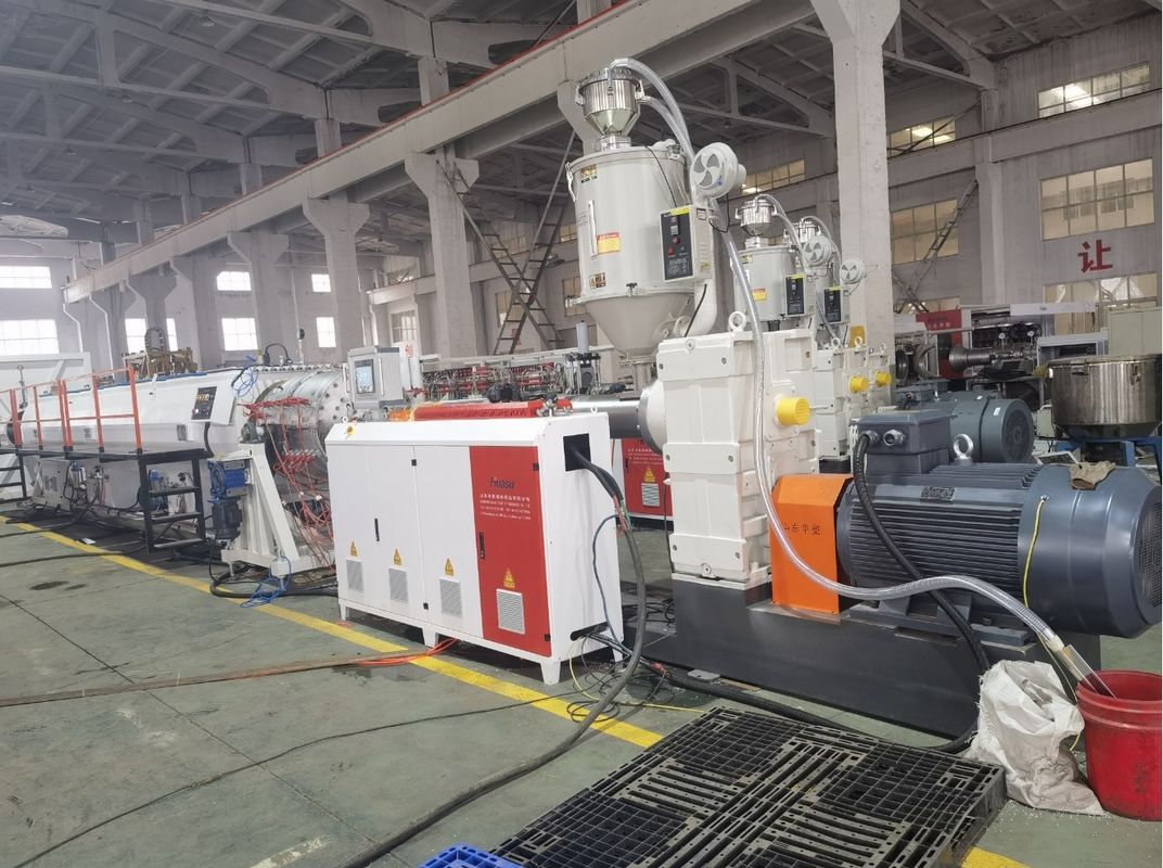 HDPE PP ống dây chuyền ép tường rắn cho một vít ép ống bền và mạnh