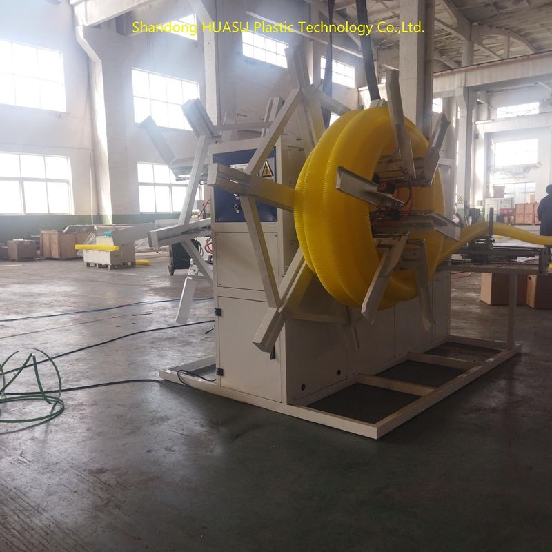 Công suất sản xuất 100-1000kW Máy ống sợi lợp hai tường với điều khiển PLC và làm mát bằng nước cho đầu ra tùy chỉnh