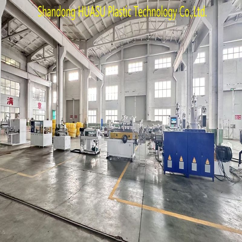 Đường dẫn đẩy ống DWC đường kính ống 800mm ngang với công suất 60-2000kg/h và Hệ thống PLC Siemens