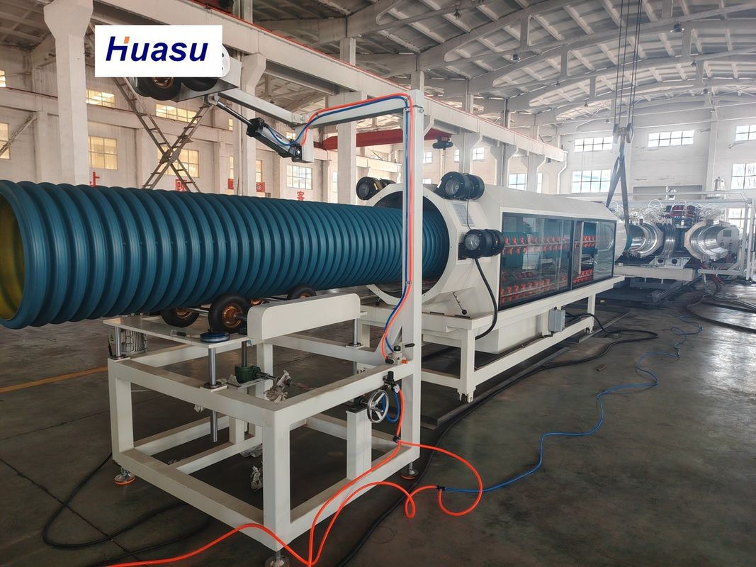 Máy ép ống PVC hiệu suất cao với đường kính ống 32-1600mm 60-2000kg/h Capacity and Siemens PLC System