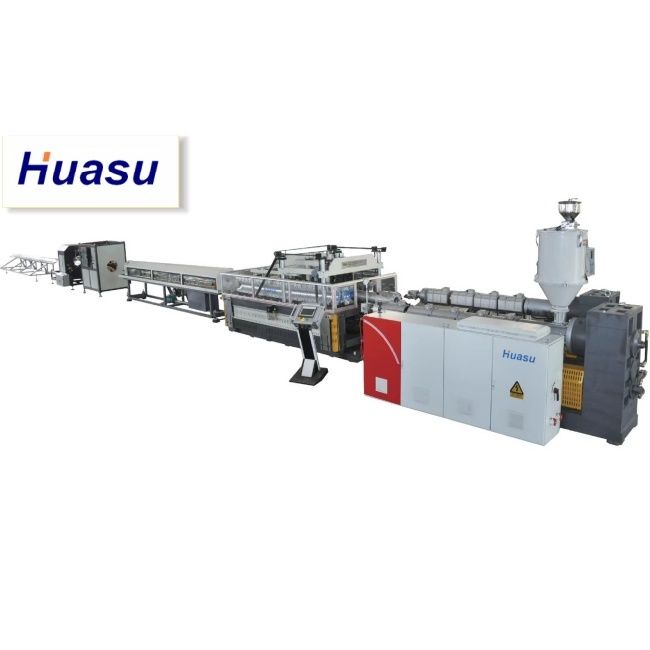 Dòng xăng ống lốp hai tường với phạm vi đường kính cắt 32-1600mm và quy trình làm mát bằng nước với công nghệ PLC của Siemens