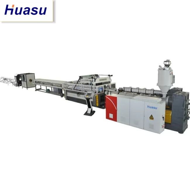 PE PVC Raw Material Double Wall Corrugated Pipe Production Line with Cooling Type Air Or Water and Precision Flow Channel Design