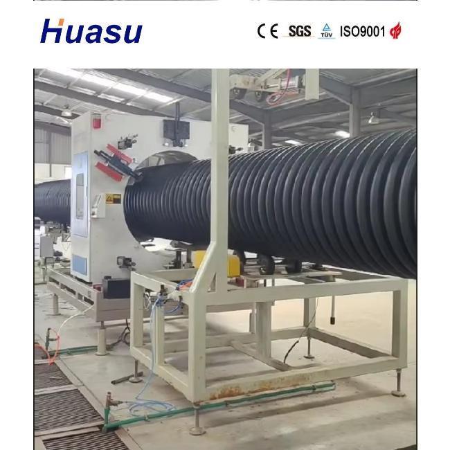 DWC Đường dây ép ống với đường kính ống 32-1600mm 60-2000kg / h Capacity and Siemens PLC Technology for High Efficiency