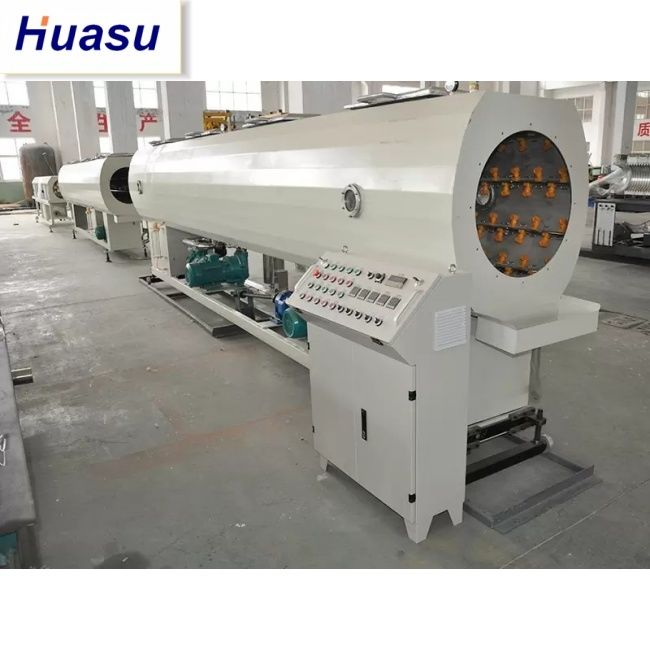 DWC Đường dây xát ống với đường kính ống 32-1600mm 60-2000kg/h Capacity and Siemens PLC Technology