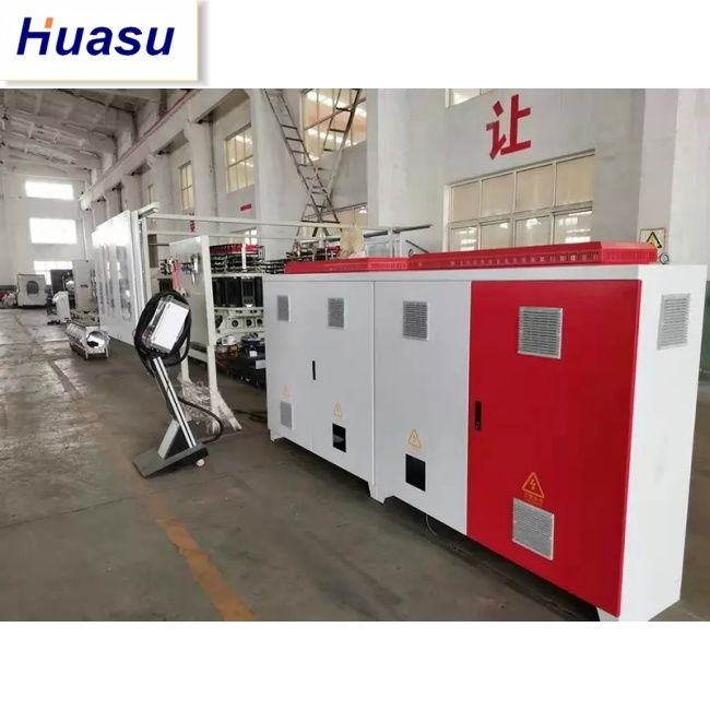 DWC Đường dây ép ống với Máy ép vít hình nón cho đường kính ống 32-1600mm và Capacity 60-2000kg/h