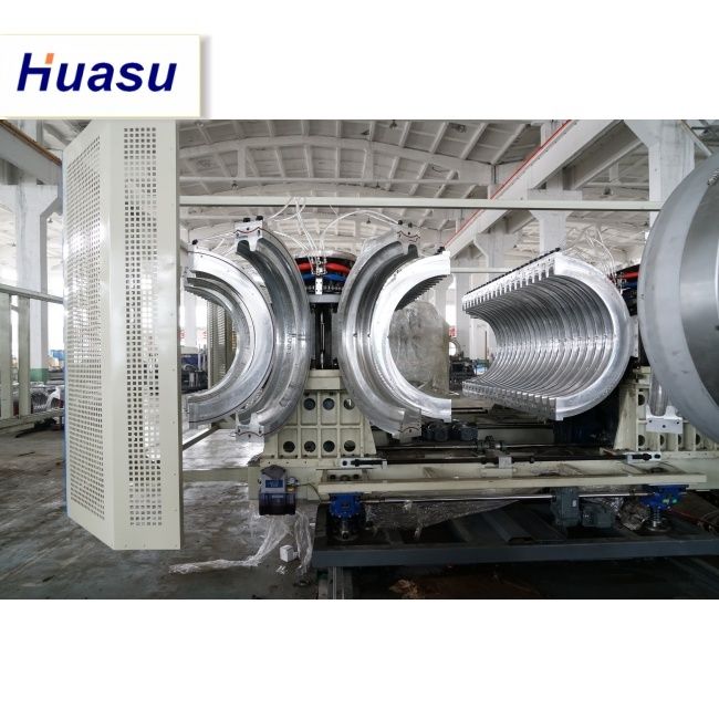 DWC Đường dây ép ống với đường kính ống 32-1600mm 60-2000kg / h Capacity and Siemens PLC Technology for High Efficiency