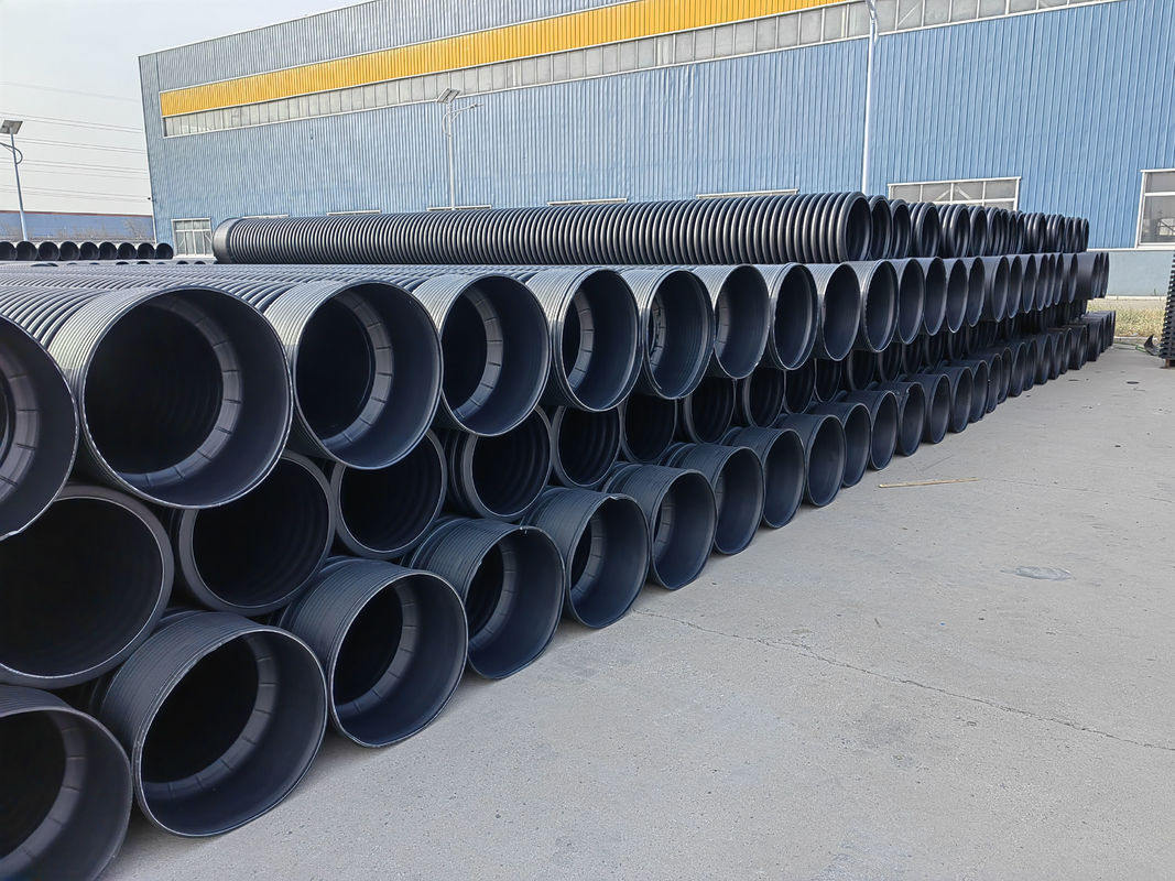 Dây chuyền đùn ống gợn sóng hai vách đơn trục tiên tiến với điện chính Siemens/Schneider