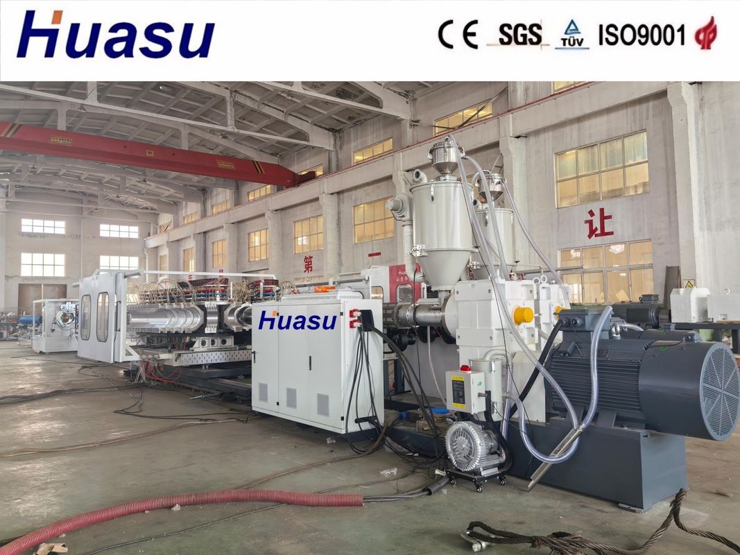 PP dây chuyền sản xuất ống dồn 32-1600mm PLC Control