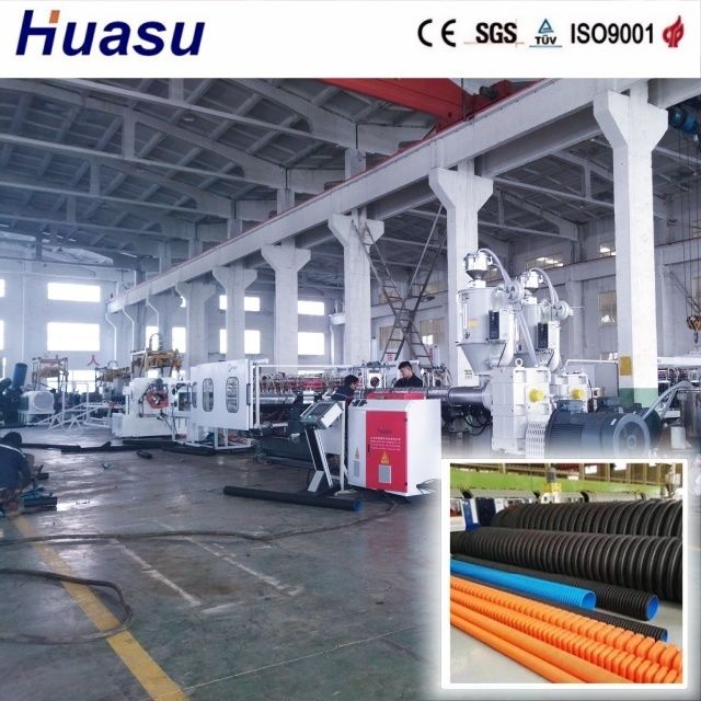 Máy ép ống HDPE cho ống lốp hai tường 32-1600mm