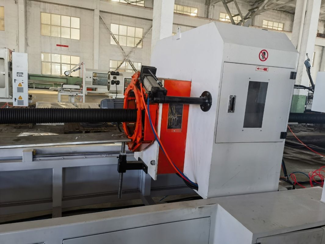 Dây chuyền ép đùn ống sóng hiệu suất cao với hệ thống điều khiển PLC và thiết kế đầu khuôn dạng mô-đun