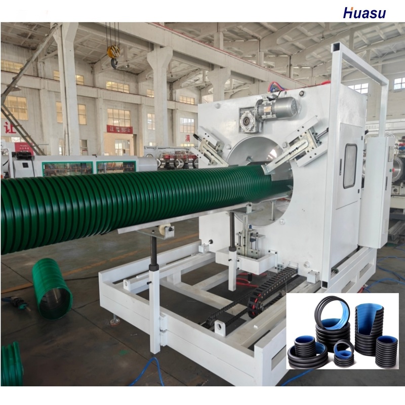 Sản phẩm bán nóng ống dọc nhựa máy làm ra dây chuyền ép với hệ thống điều khiển PLC