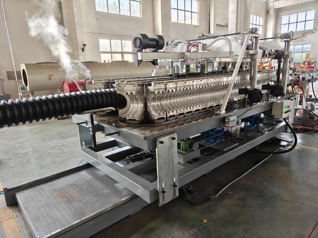 Energy-Saving Plastic Corrugated Pipe Extruder Machine with 35-55 Working Days Lead Time for Automatic Corrugation Pipe Line