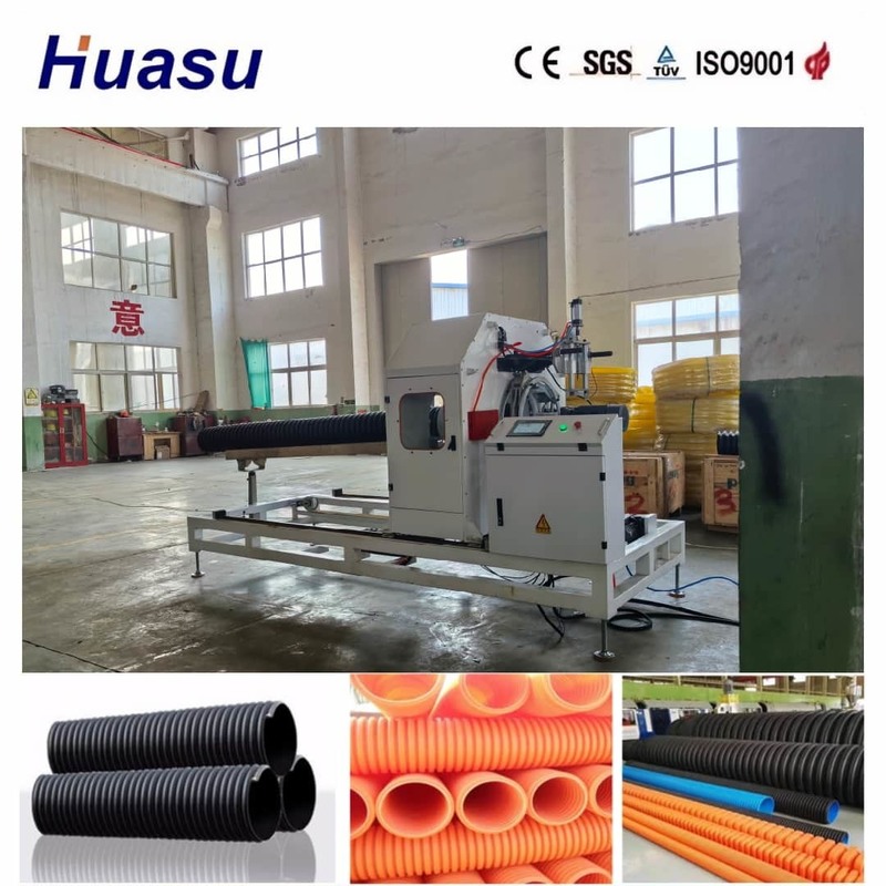 32mm-1600mm Pipe Diameter Range Single Wall Corrugated Pipe Extrusion Line with Full Intermeshing Engagement System and Competitive Price Các đường ống có đường ống có đường ống