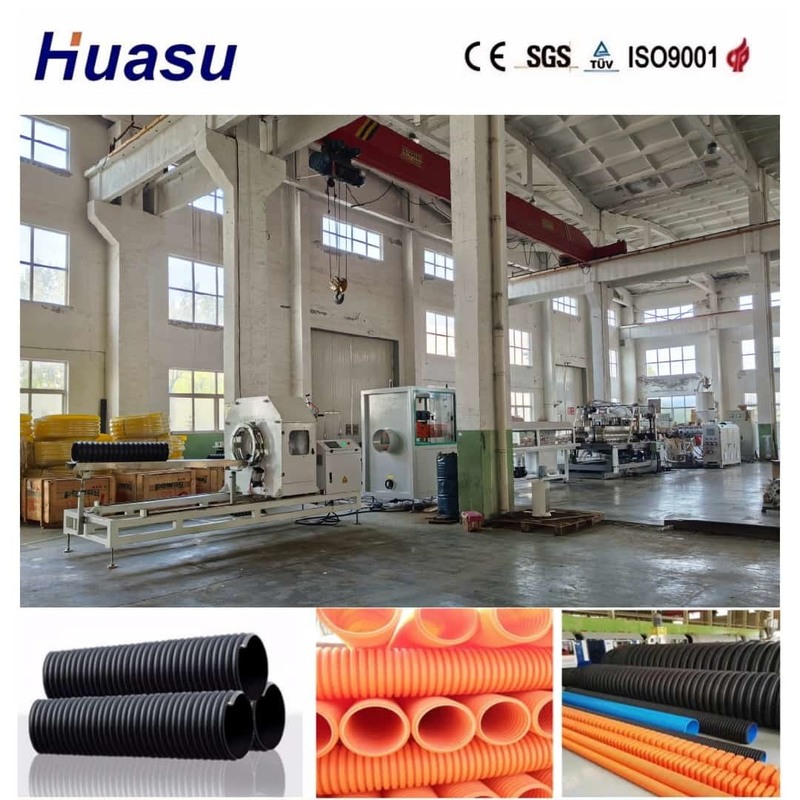 Giá cạnh tranh Tiết kiệm năng lượng PVC PE MPP PA HDPE Đường xăng ống lốp một tường cho đường kính ống 32mm-1600mm