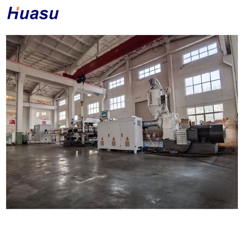 63-1600mm Pipe ID HDPE Pipe Extrusion Line Máy sản xuất ống lốp hai tường tự động