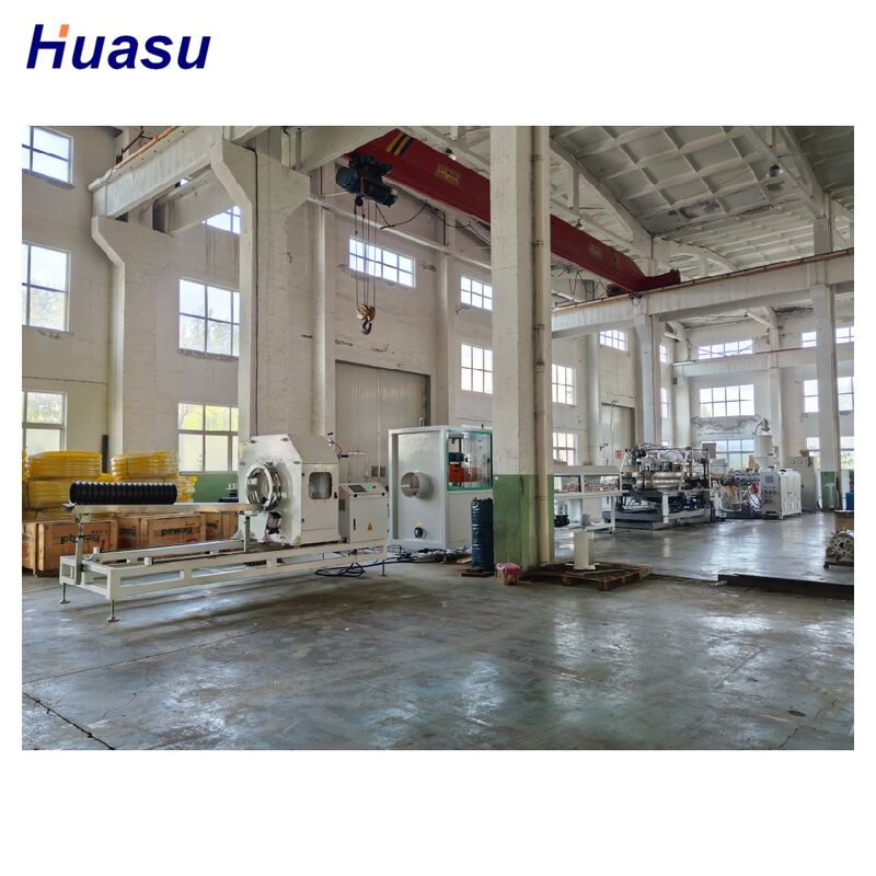 Dây chuyền đùn ống gợn sóng HDPE với Màn hình cảm ứng điều khiển PLC Năng suất cao Tự động bằng máy tính cho Sản xuất quy mô lớn