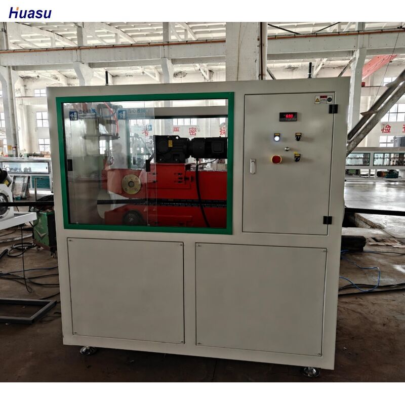 Đường đẩy ống lợp tường đơn với kích thước ống tối đa 110mm, hệ thống làm mát bằng nước và động cơ Siemens cho sản xuất tốc độ cao