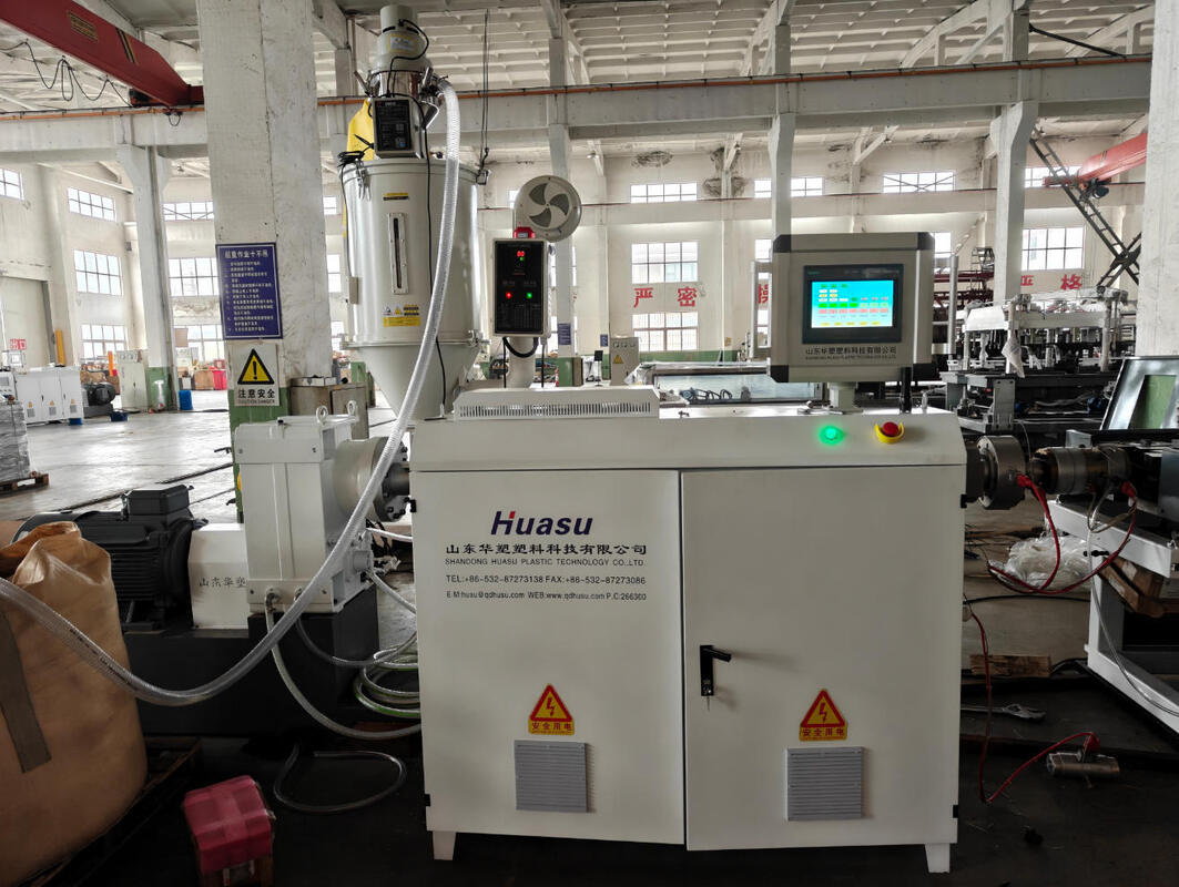 Đường đẩy đường ống lợp một tường hoàn toàn tự động với sản lượng 40-80kg/h và kích thước đường ống tối đa 110mm