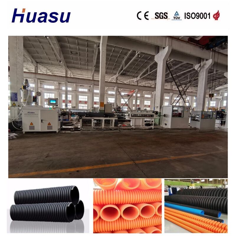 Không khí làm mát và nước làm mát bảo vệ cáp đường ống Extrusion với nitriding xử lý vít cho đường kính đường ống 32mm-1600mm phạm vi