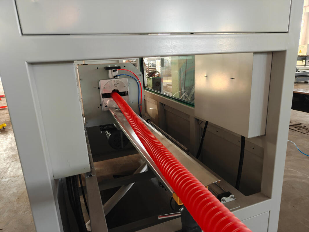 Dòng xát ống đúc lợp hai tường với bộ điều khiển tần số Siemens HV>740 vít thùng và vật liệu bánh răng 20CrMnTi