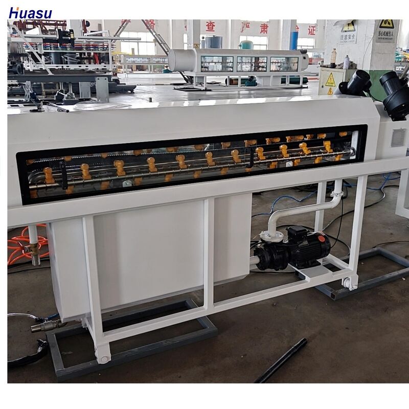 Dây chuyền đùn ống gợn hai thành với các bộ phận điện chính Siemens, vật liệu bánh răng 20CrMnTi và trục vít thùng HV>740