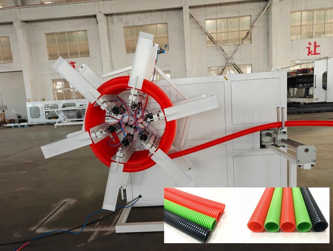 Dây chuyền đùn ống sóng đơn tường với vật liệu trục vít 38CrMoAlA và điện chính Siemens Schneider có điều khiển từ xa PLC