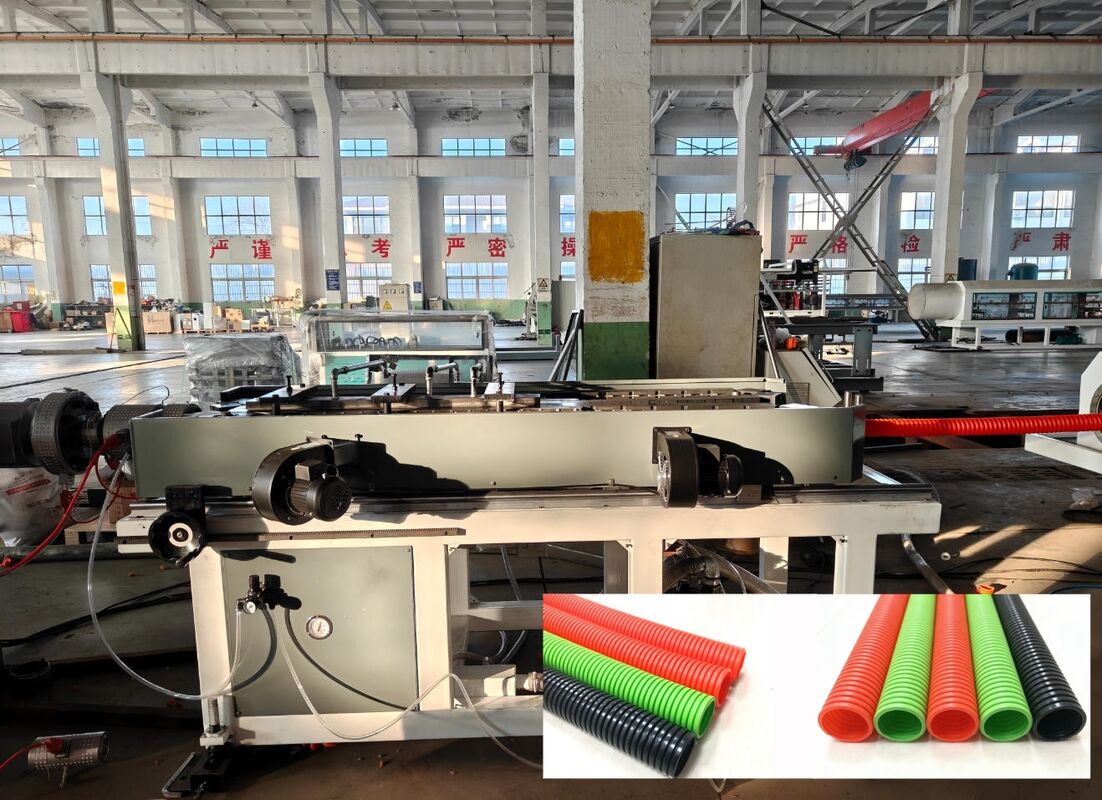 Dây chuyền đùn ống sóng đơn tường với điều khiển từ xa PLC Siemens Schneider và vật liệu thùng 38CrMoAlA