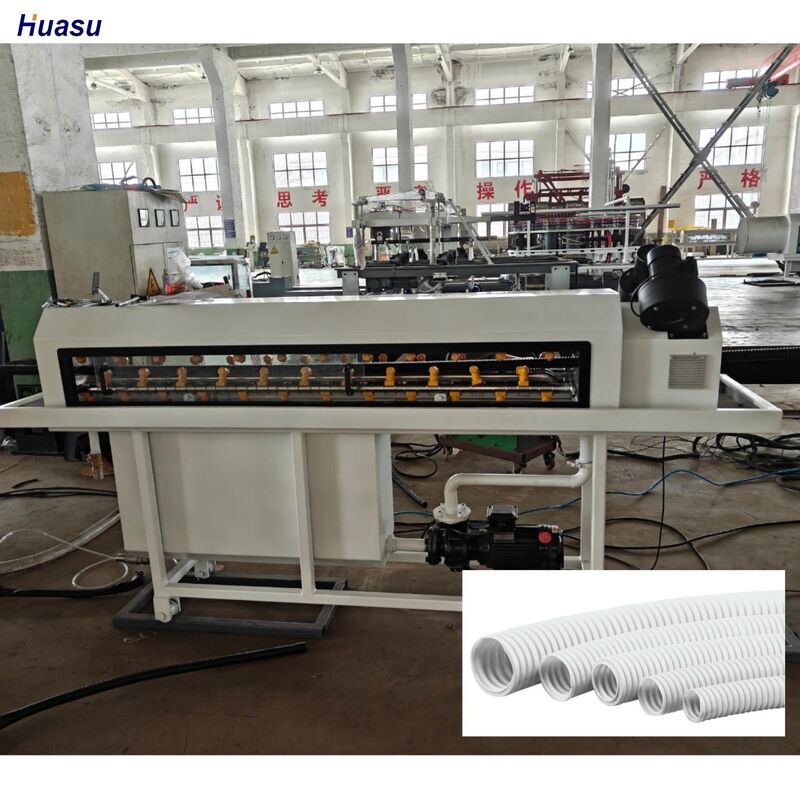 PLC kiểm soát Đường dây sản xuất ống dọc đơn cho PP PE PVC nguyên liệu thô đảm bảo sản xuất và nhất quán