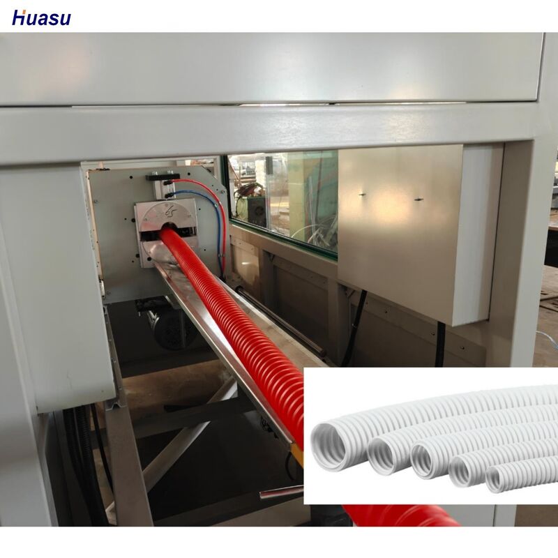 Dây chuyền sản xuất ống nhựa HDPE sóng hỗ trợ các ứng dụng ép đùn ống nhựa khác nhau