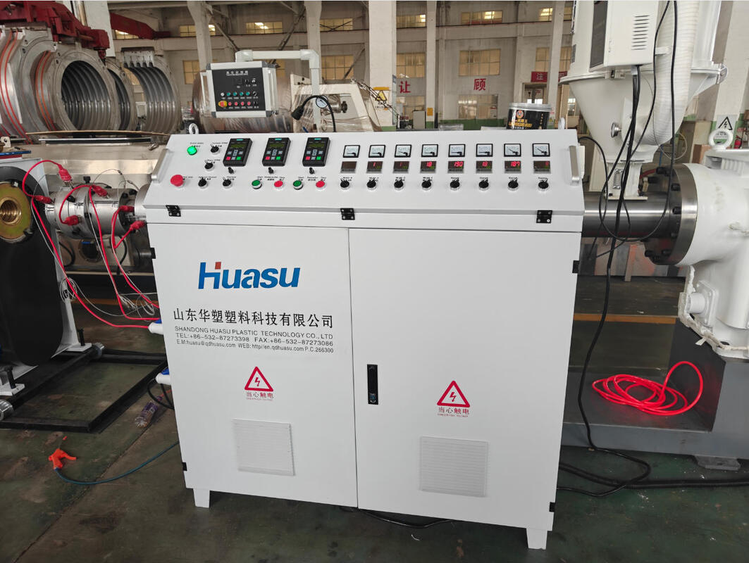 Single-wall Pipe Type Spiral Pipe Extrusion Line Semi-automatic To Fully Automatic Options Pipe Shape With Sample Or Drawing