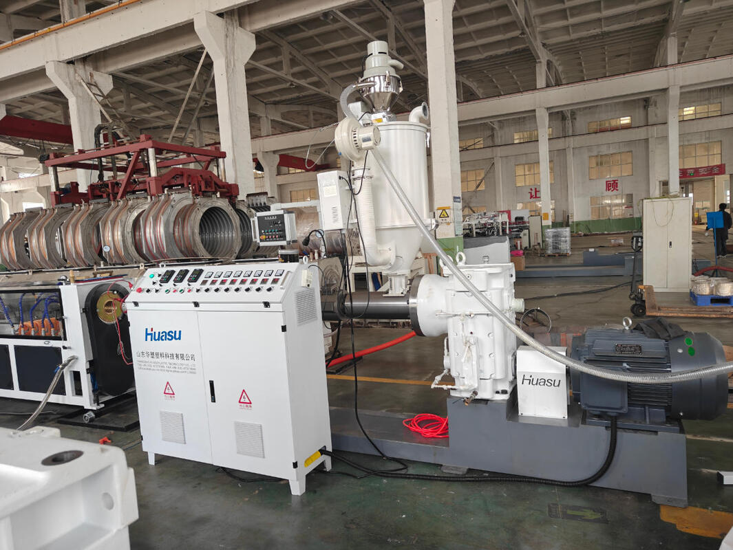 PLC Control Spiral Pipe Extrusion Line Handling Pipe Size 40-4000mm and Pipe Shape With Customer Needs Sample Or Drawing