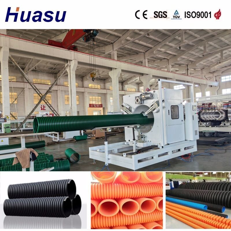 PLC điều khiển đường xăng ống đúc lỏng hai tường cho năng suất cao với đường kính ống 32-1600mm